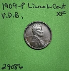 1909-P VDB Lincoln Wheat Cent / Penny 1c Xf Extra Fine US Coin