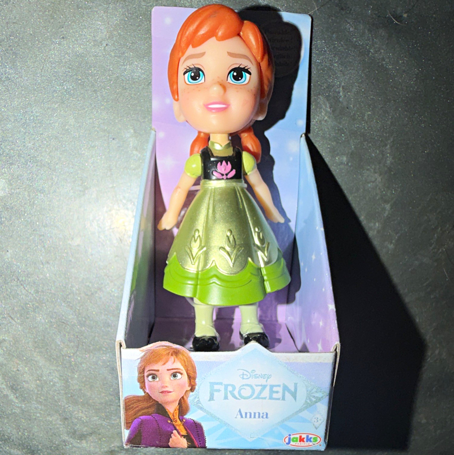 Disney Frozen Anna 3in Play Doll Figure, Original Unopened Box, MPN 23482