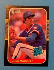 Greg Maddux 1987 Donruss Rated Rookie HOF Card #36 Chicago Cubs SHARP CORNERS