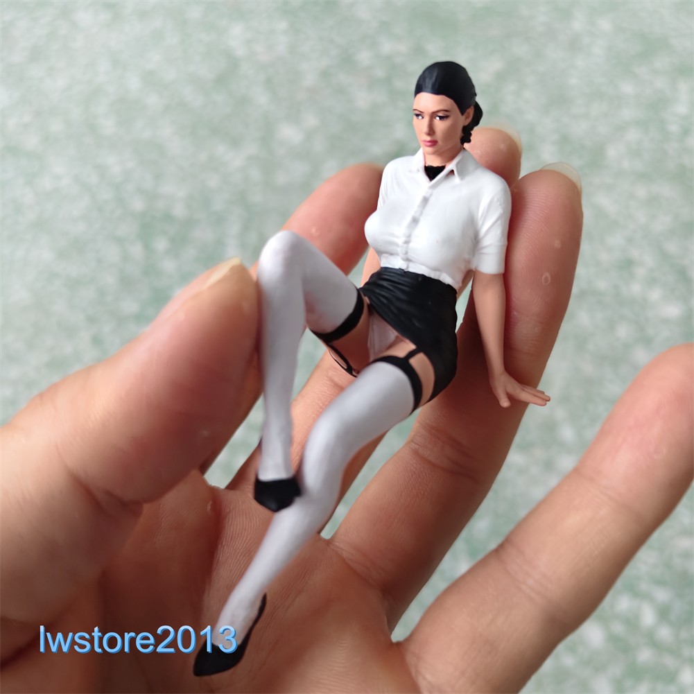 1/18 Sexy Gal Gadot Niña 4" Resina Estatuillas Figuras Modelo Para Coches Vehículos Juguetes