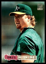 Mark McGwire 1994 Stadium Club #358 Athletics MLB READ FREE SHIP AutographDen