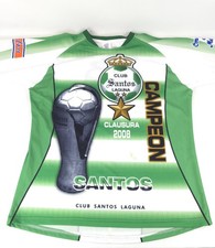 2008 Santos Laguna Campeon Soccer Jersey Mens Size Large Green Futbol Sport  