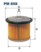 Filtron Pm 858 Kraftstofffilter FüR CitroËN, Fiat, Fso, Hyundai, Peugeot