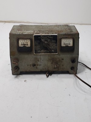 Vintage Mallory Rectopower Supply 12RS6D 6V 12V Tube Battery Charger PSU