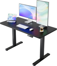 HUANUO Electric Standing Desk, 55 X 24 Inch Height Adjustable Computer Desk with