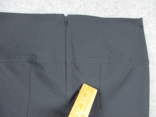 Veronica Beard Pants Womens 4 Black Flat Front Zip Back Scuba Bi Stretch Trouser - Picture 4 of 22