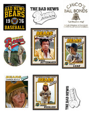 Bad News Bears Movie Stickers
