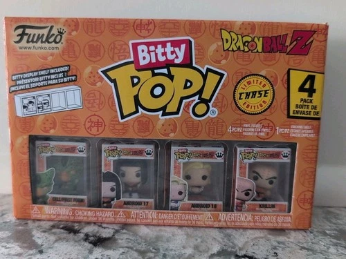 Dragon Ball Z Bitty Bop Funko Pops Chase Edition 4 Pack