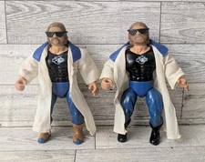 Vintage Remco AWA Tag Team The Long Riders Scott & Bill Irwin Wrestling Figures 