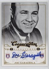 2012 Panini Cooperstown Signatures 50/125 Joe Garagiola #FFA-JOE Auto 0l2