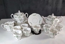 R.S. Prussia Antique 21 Pc. Tea Set Unmarked R.S. PRUSSIA