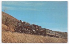 Green Mountain 1246 Steam Locomotive Train Postcard Clarendon Vermont