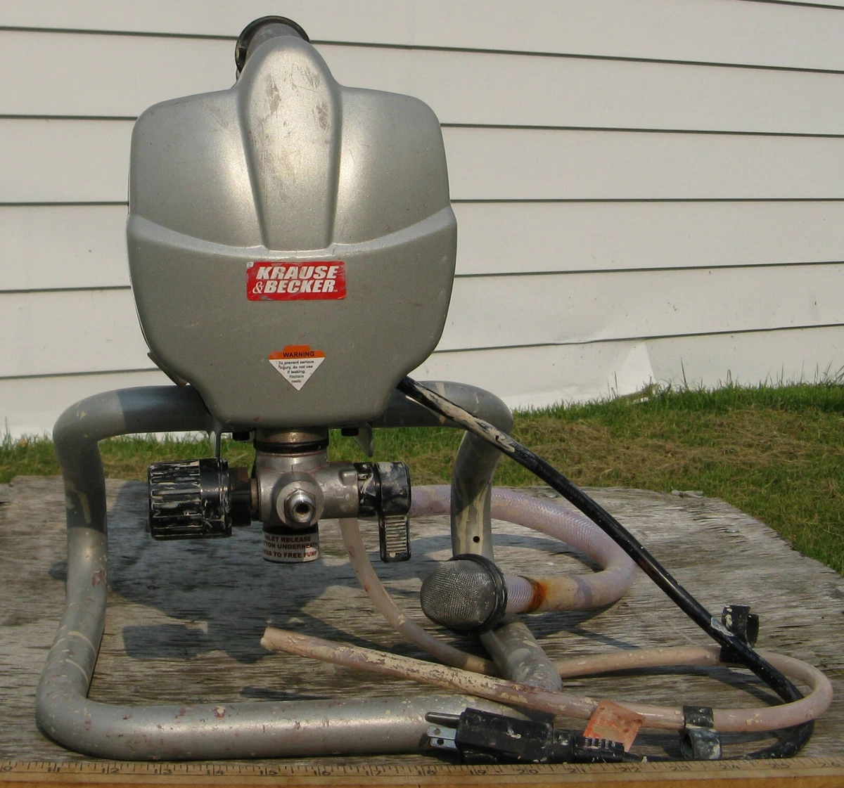 Airless Paint Sprayer KRAUSE & BECKER 60600 3000 PSI 1/4 Outlet Piston Pump