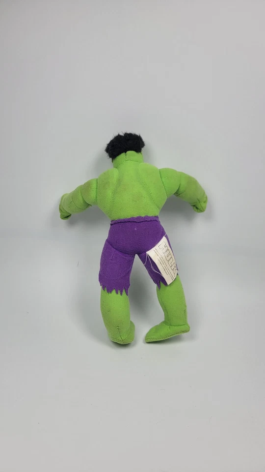 Peluche Kellytoy Hulk 9" Verde De Colección El Increíble Hulk Película Marvel 2003 Foto 3 de 4