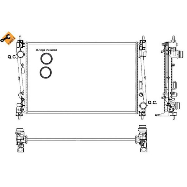 NRF 53017 KüHler MotorküHler WasserküHler MotorküHlung-image