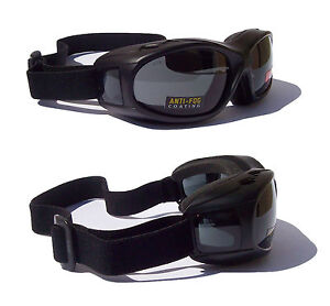 NEW Transitional Lenses Motorcycle Biker Goggles FLIGHT Over The Glasses OTG