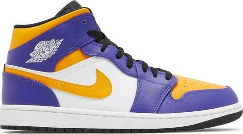 Jordan 1 Mid Lakers