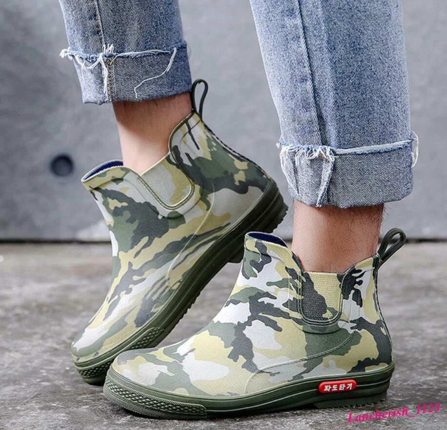 Men's camouflage hotsell rain boots