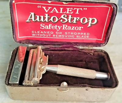 Valet AutoStrop メンズ剃刀 ヴィンテージ VALET AUTO STROP RAZOR CLEANED OR STROPPED WITHOUT REMOVING BLADE