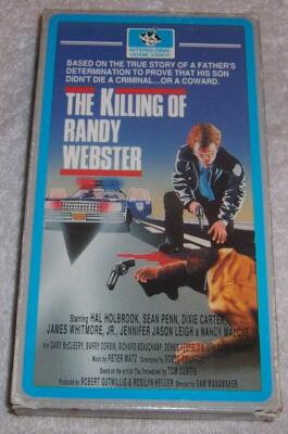 The Killing of Randy Webster VHS Video Hal Holbrook Sean Penn