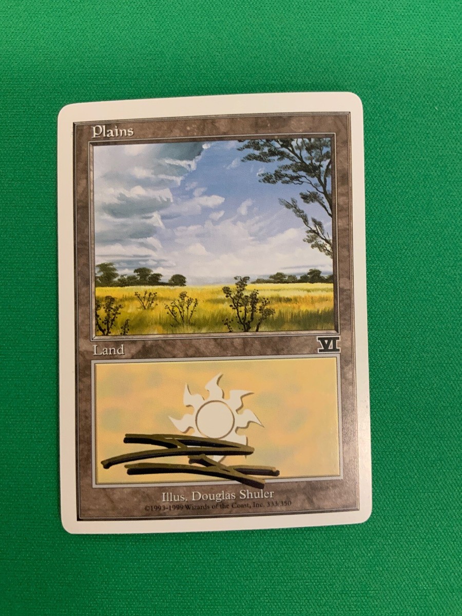 MTG Magic Plains Shadow Signed Artist Proof X1 6th Edition Shuler