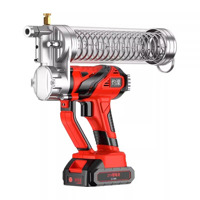 Electric Grease Gun 24 Volt Automatic High Voltage Portable