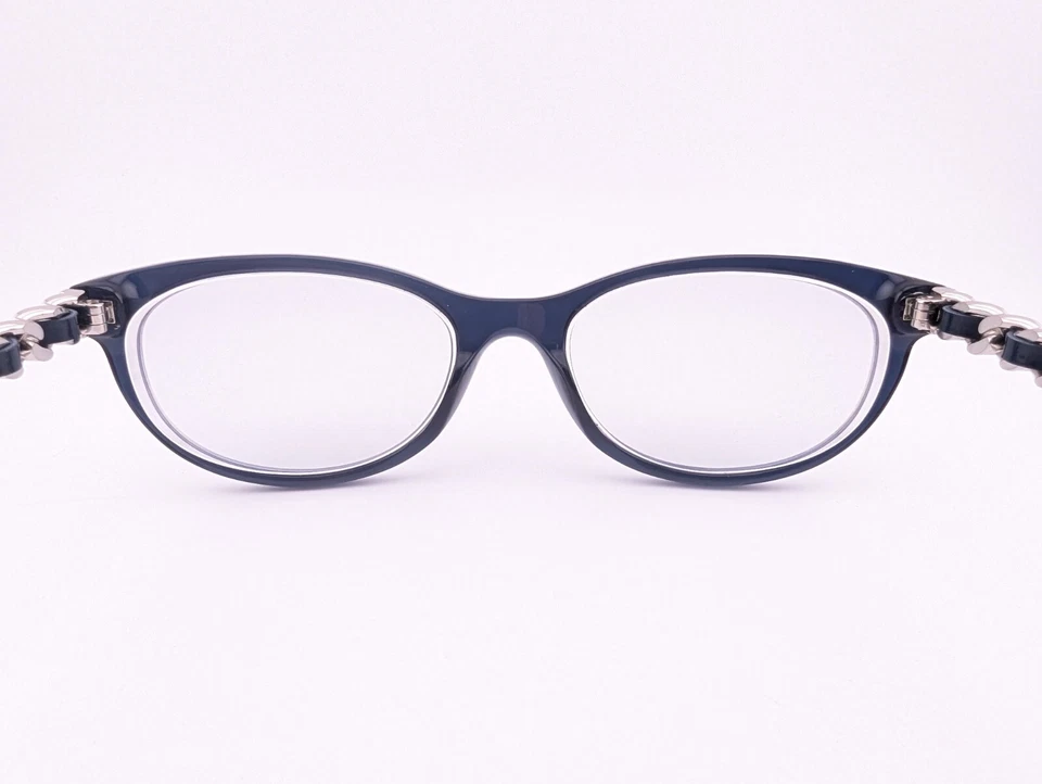 Gafas Chanel, solo monturas, 3268-Q 1390 azul, 51-17-135, plástico, Italia Foto 3 de 4