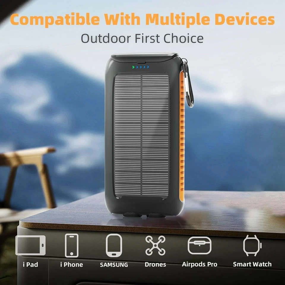 Solar Charger Power Bank 49800Mah - Portable Fast Charging Power Bank - Image 4 of 4