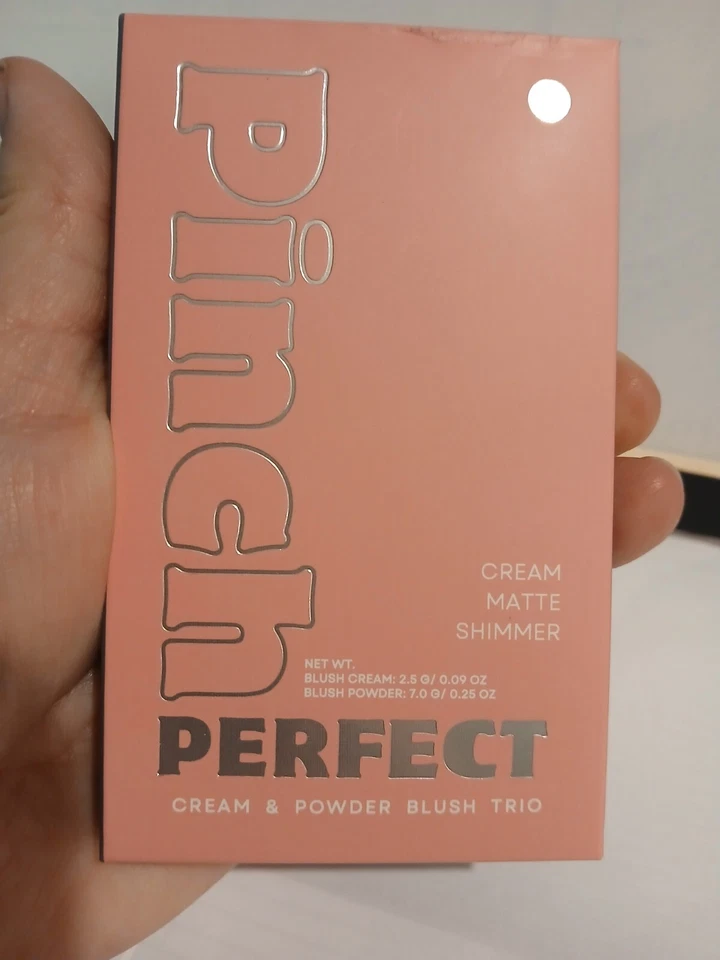 Pinch Perfect Cream & Powder Blush Trio Color: 01 Flirty Flamingo - Sealed NIB - Image 4 of 4