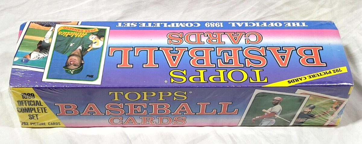 1989 Topps Baseball MLB Complete Set Factory Sealed - 792 Cards | eBay