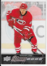 15/16 Upper Deck Acetate Young Guns Rookie Keegan Lowe 246 Hurricanes