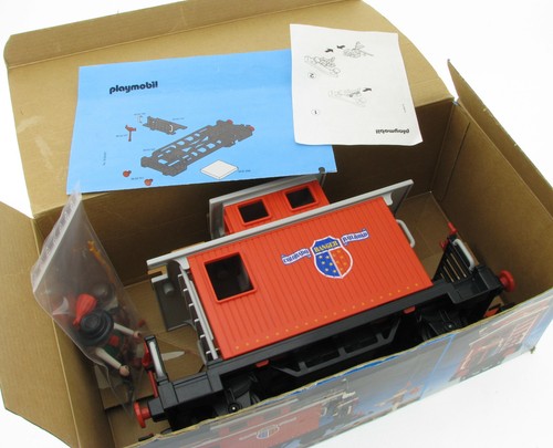 PLAYMOBIL 4123 Caboose in OVP Waggon für Steaming Mary Western Eisenbahn Spur G - Bild 23 von 24