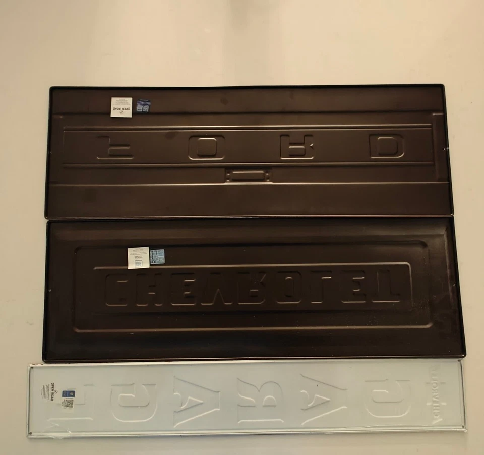 Set Of 3 Chevrolet Ford Garage Tailgate Wall Decor Metal Signs Chevy Rustic Lot - Image 3 of 3