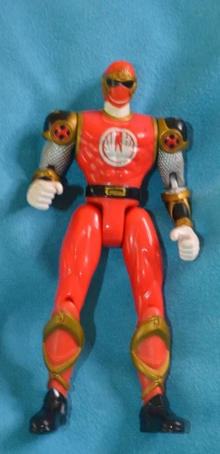 Vintage 2002 Bandai Power Rangers Ninja Storm Red Ranger Figure Loose