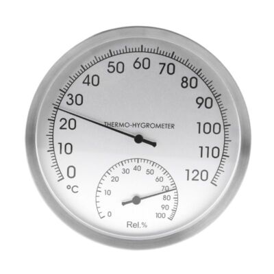 127mm / 5'' Wall Thermometer Hygrometer Temperature Humidity Gauge Meter