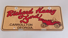 Novelty Tag Richard Haney Ford Carrollton GA Tag Plastic Plate Car Tag Bar Decor — photo 9