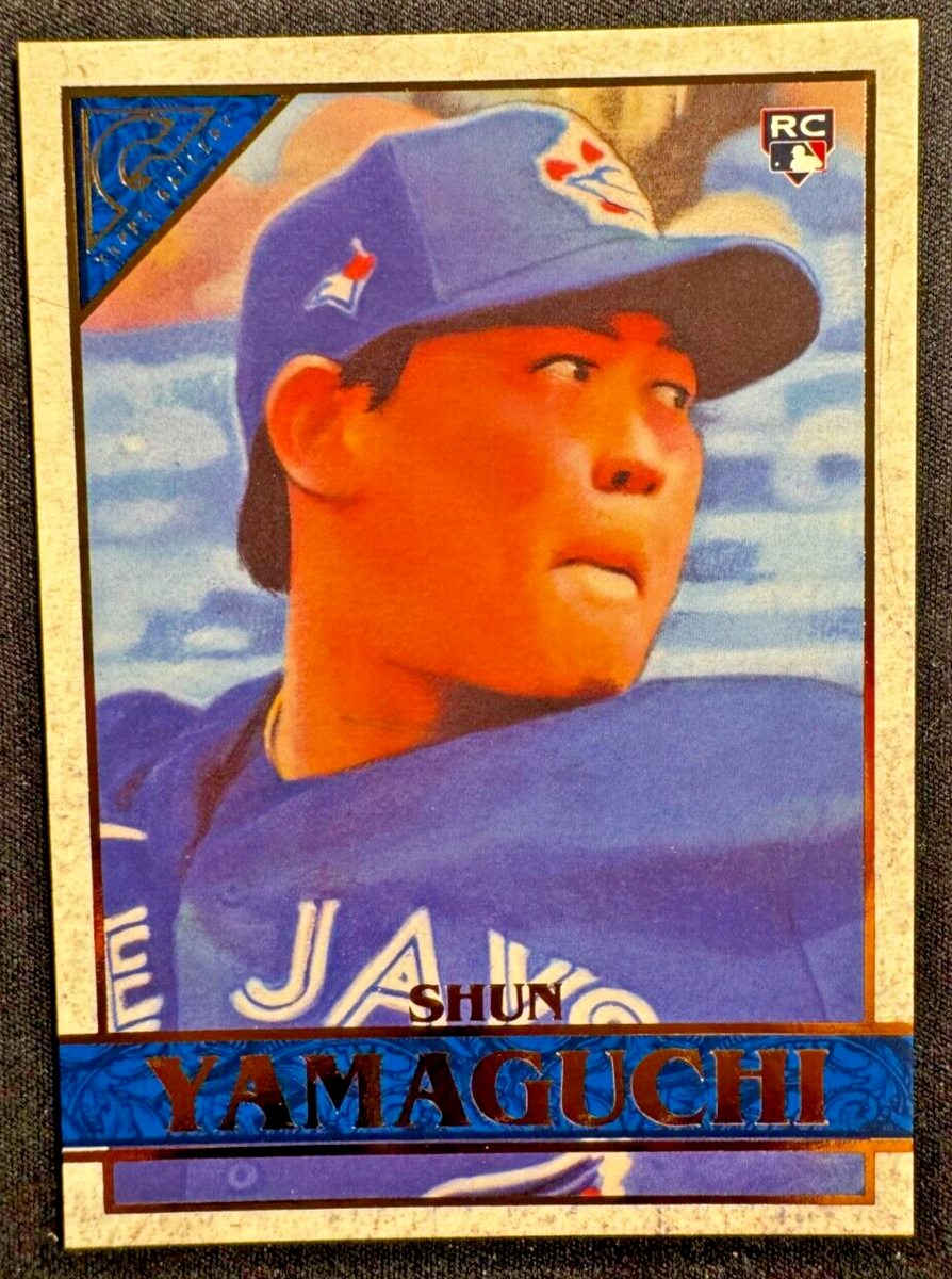 2020 Topps Gallery - Shun Yamaguchi #134 Blue /50 (RC) for sale