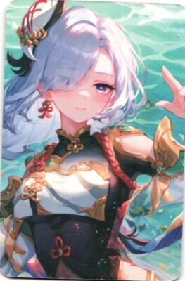 SHENHE SHEN HE Genshin Impact Goddess Story ACG Anime Waifu Custom Card