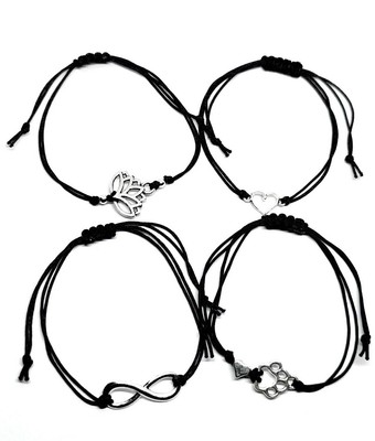 Muttertag Liebe Herz Freundschaft Versprechen Charm Wunsch Armband Geschenk Hund Unendlichkeit