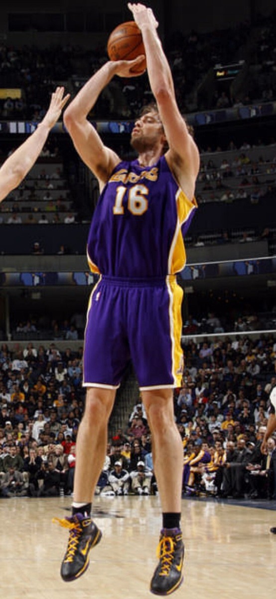 Very Rare Nike Hyperize Paul Gasol PE PROMO SAMPLE L.A. Lakers