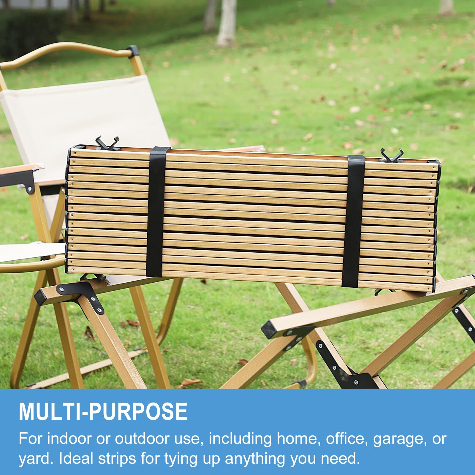 1 in x 30 ft Hook and Loop Roll | Double-Sided Strips, Self-Gripping Straps