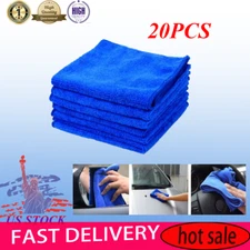 20x Ultra-fine Microfiber Cleaning Cloth Towel Rag Car Polishing Scratch Soft US