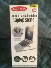 AS SEEN ON TV DOOHICKEY PORTABLE ADJUSTABLE LAPTOP STAND - NEW