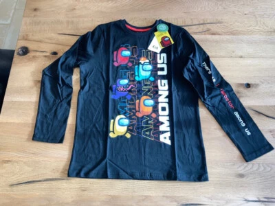 C&A ~ Among Us ~ Longsleeve Shirt ~ Gr. 158/164 ~ NEU ~ Langarm Shirt - Bild 1 von 3
