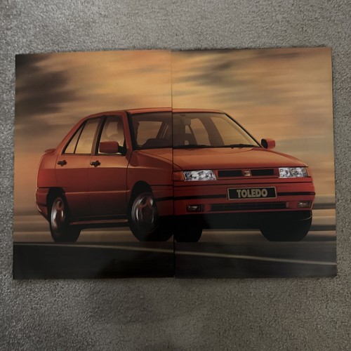 Seat Toledo 1991-92 UK Market Launch Foldout Sales Brochure - Picture 2 of 4