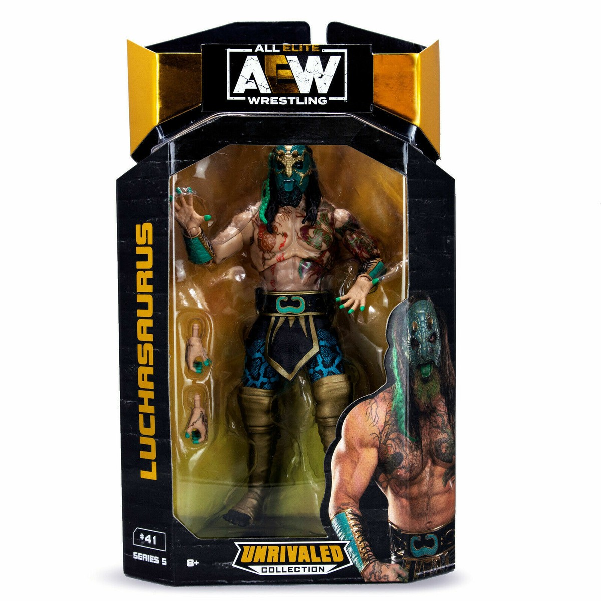 CHOOSE AEW UNRIVALED SERIES 5 WRESTLING ACTION Figure WWE