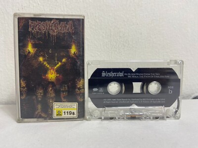 Fleshcrawl As blood rains from the sky.. Cassette tape Rare Tested