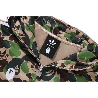 BAPE X ADIDAS RELAXED FIT TRACK CAMO SHARK FULL ZIP HOODIE MENS BAPE X ADIDAS RELAXED FIT TRACK CAMO SHARK FULL ZIP HOODIE MENS