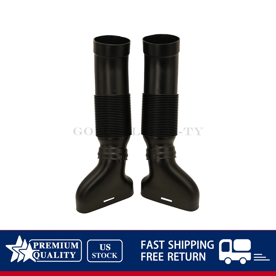 Set Of 2 Left + Right Side Air Intake Duct Hose For Mercedes W209 CLK320 CLK500 - Image 2 of 4