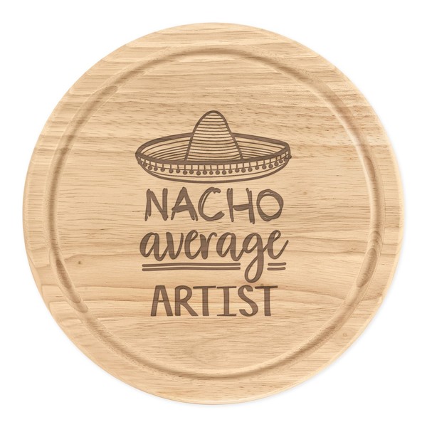 Nacho Durchschnitt KüNstler Rund Zerkleinern KäSebrett Worlds Best Toll Lustig-image